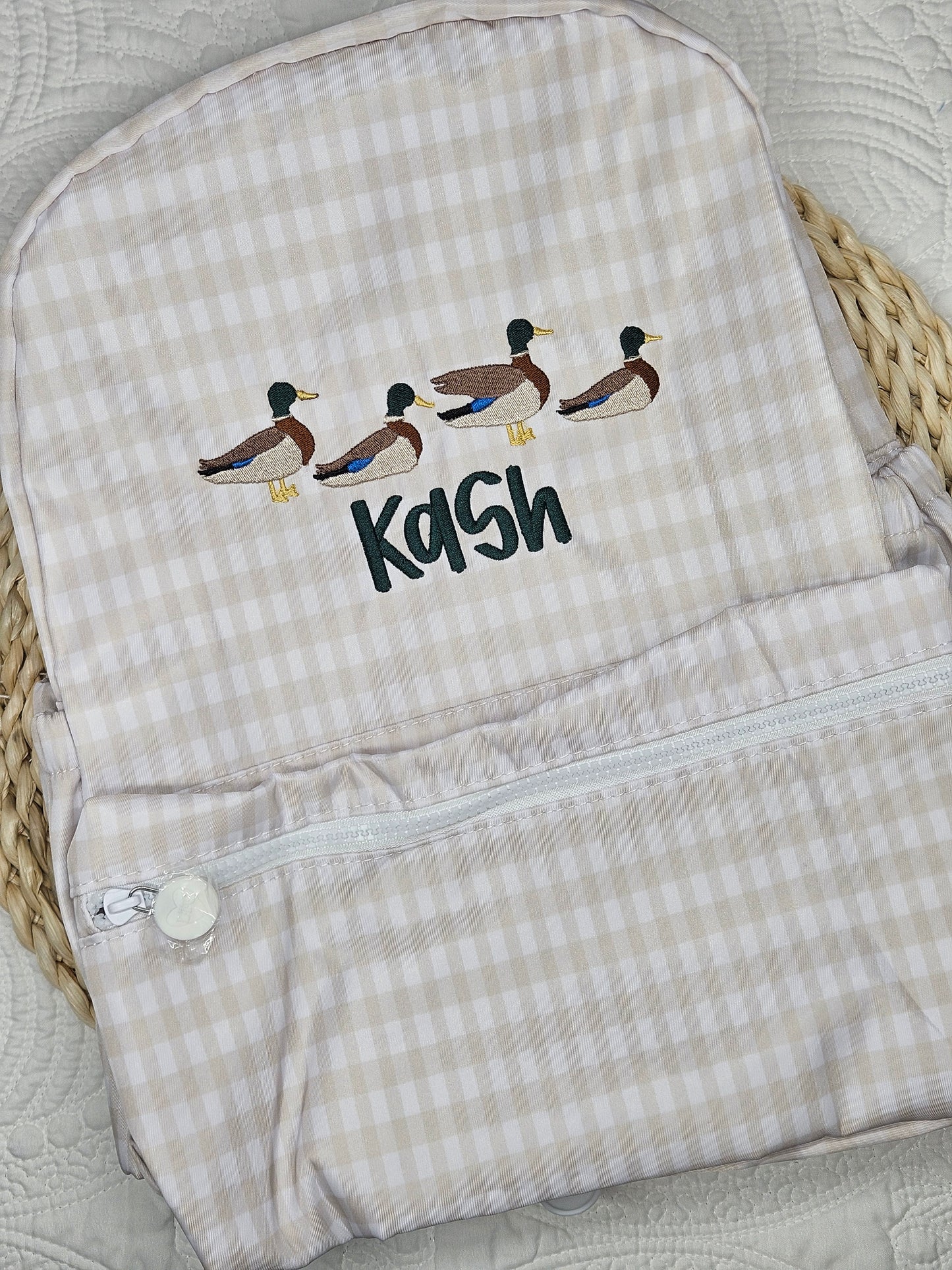 NEW!! Mallards Backpack and Travel Set