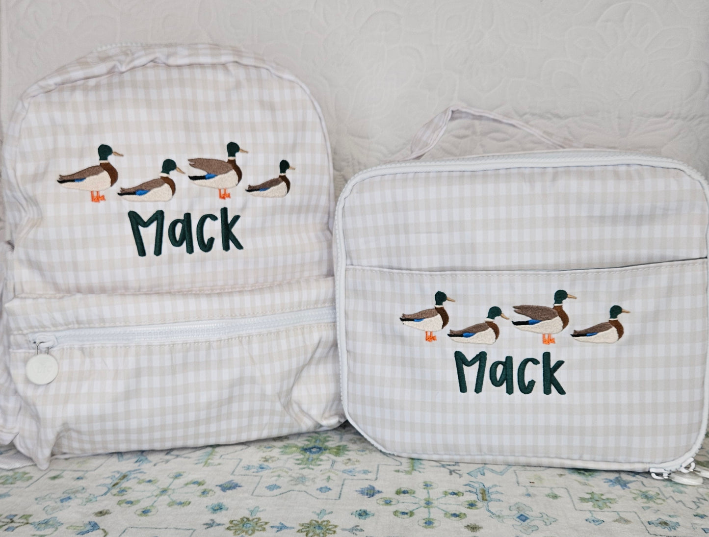 NEW!! Mallards Backpack and Travel Set
