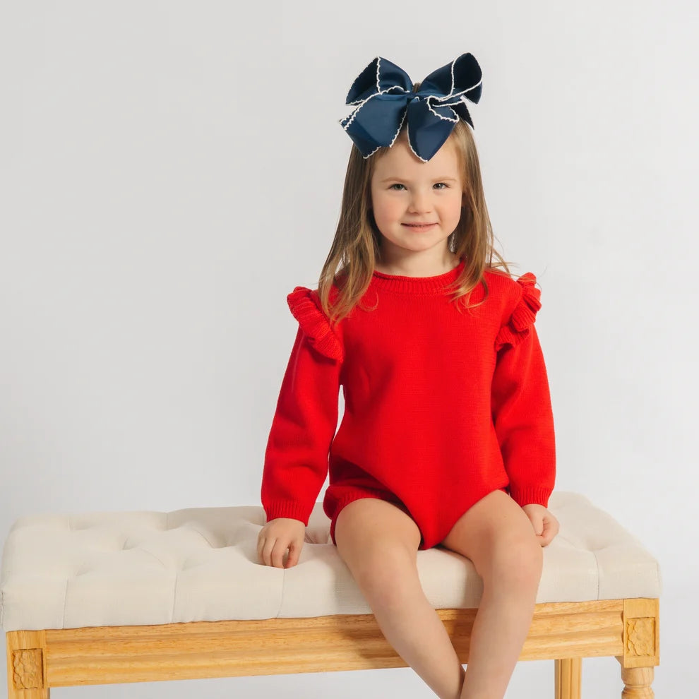 Roll Neck Bubble with Ruffle