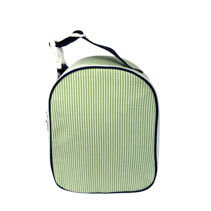 Mint Seersucker Lunch Box | Boys