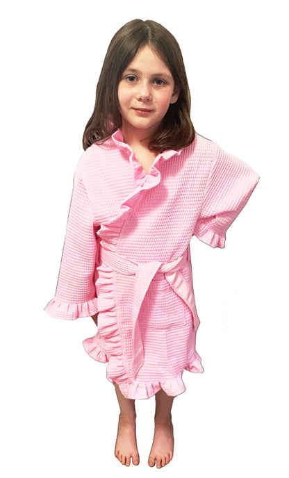 Pink Ruffle Dance Cover Up Robe