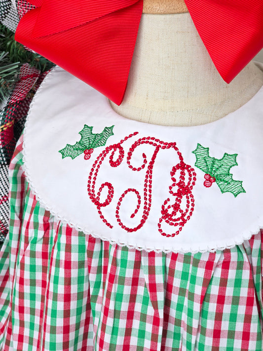 Christmas Bishop Dress
