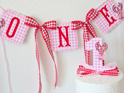Custom ONE Birthday Banner
