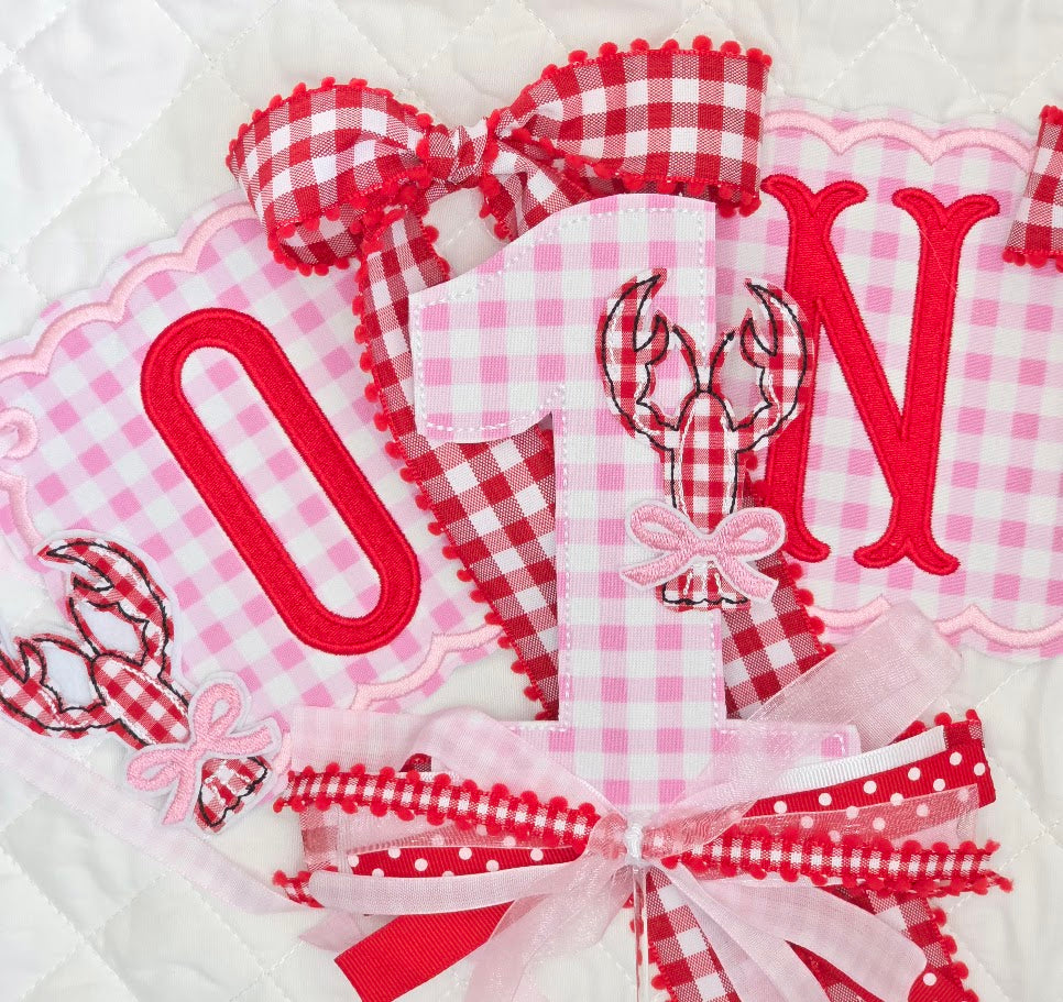 Custom ONE Birthday Banner