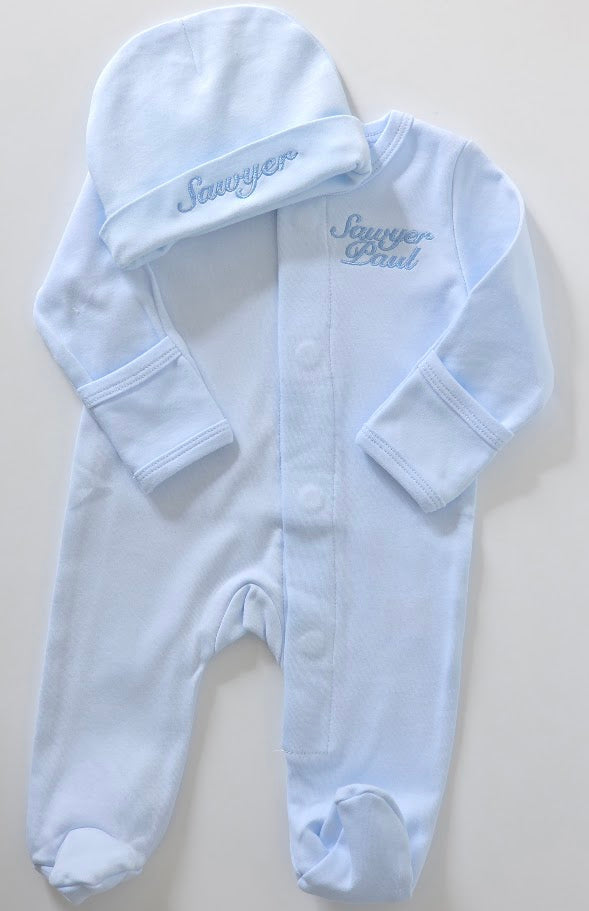 Picot Trim Baby Footies