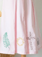 He Is Risen Pleated Easter Dress