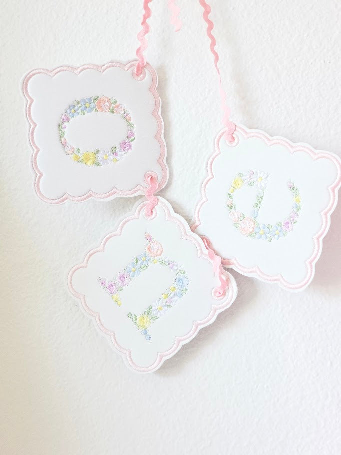 Custom ONE Birthday Banner