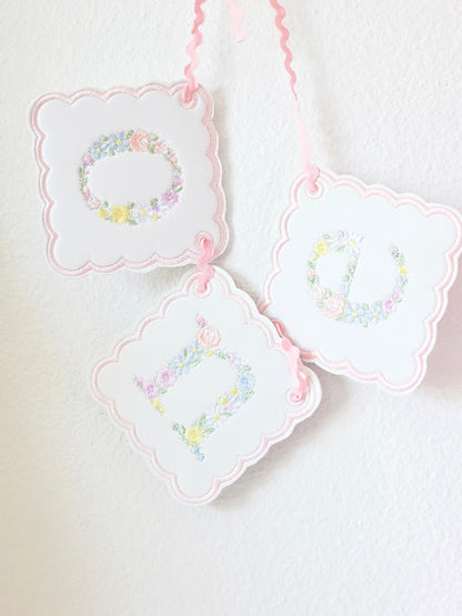 Custom ONE Birthday Banner