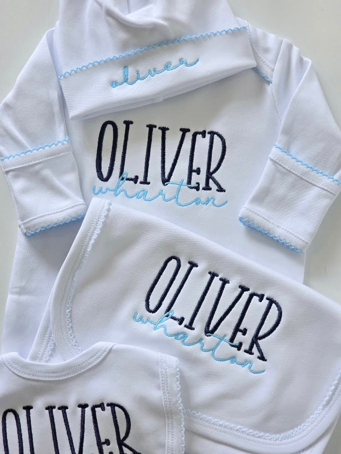 Classic Name Newborn Set