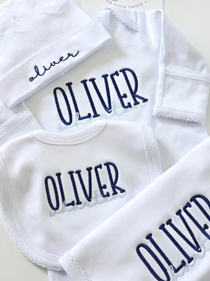 Classic Name Newborn Set