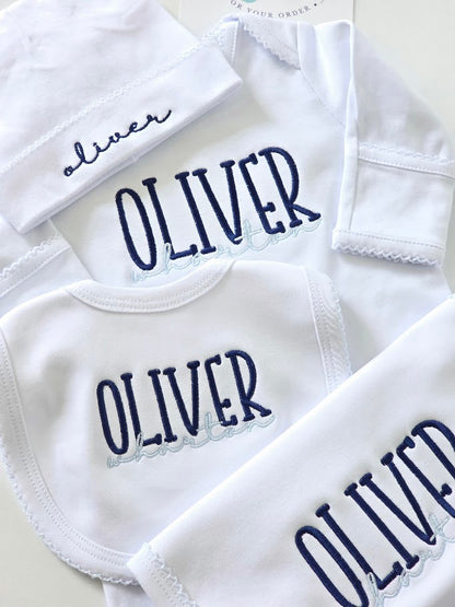 Classic Name Newborn Set