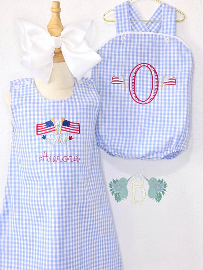 Classic Patriotic Flag Dress