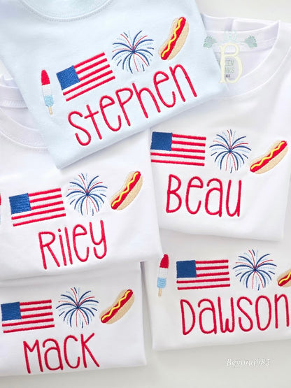 Patriotic Name Tee
