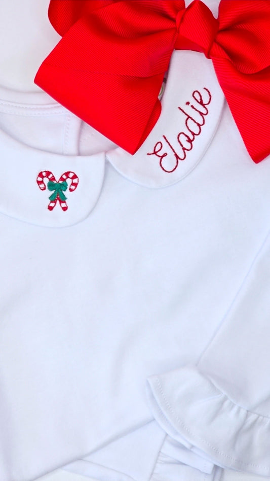 White Peter Pan Collar Shirt