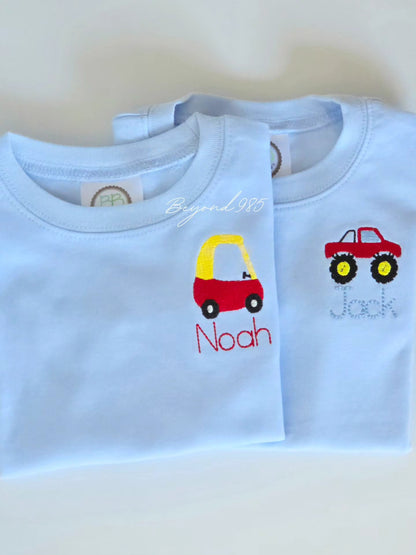 Boys Back To School Pocket T-Shirts - Long Sleeve