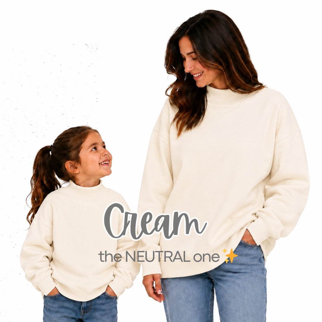 Premium Adult Mock Neck Sweatshirt | 25 Colors | Preorder