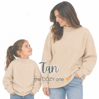 Premium Adult Mock Neck Sweatshirt | 25 Colors | Preorder