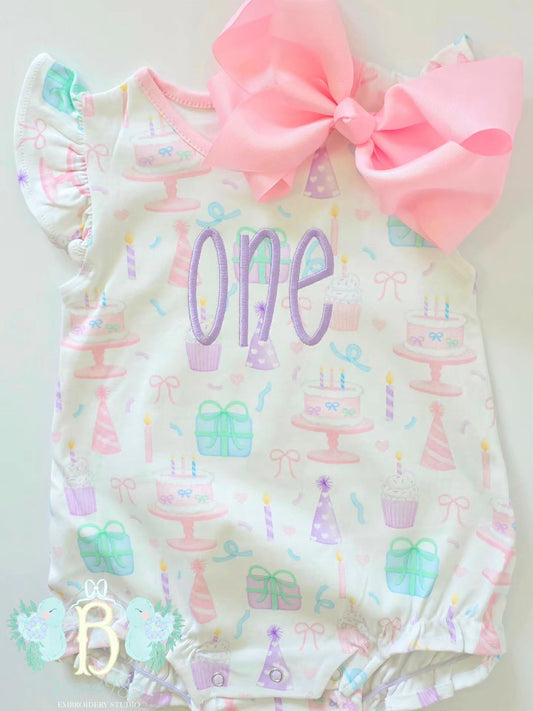 Flutter Sleeve Birthday Bubble