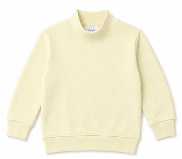 Premium Kids Mock Neck Sweatshirt | 25 Colors | Preorder