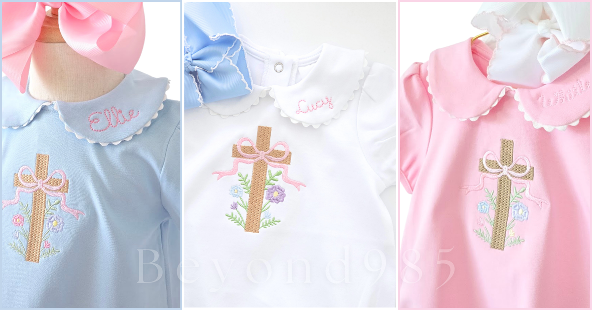 Easter Dress with Cross