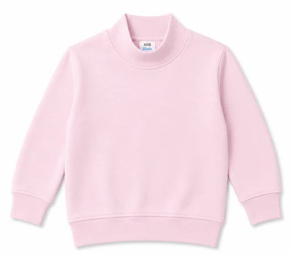 Premium Kids Mock Neck Sweatshirt | 25 Colors | Preorder