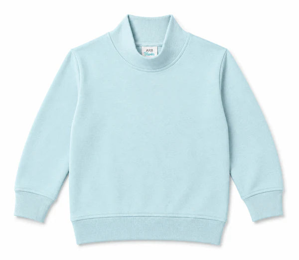 Premium Kids Mock Neck Sweatshirt | 25 Colors | Preorder