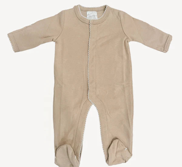 Picot Trim Baby Footies