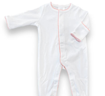 Picot Trim Baby Footies