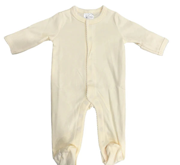 Picot Trim Baby Footies
