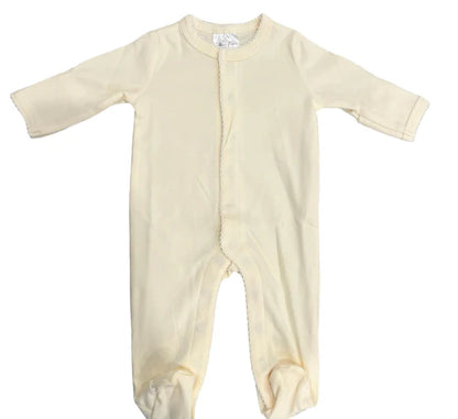 Picot Trim Baby Footies