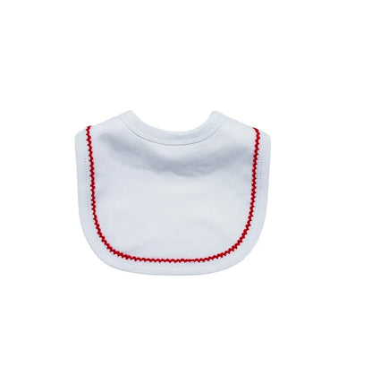 Picot Trim Baby Bibs