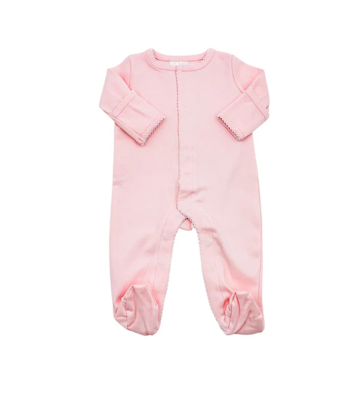 Picot Trim Baby Footies