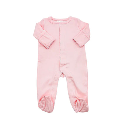 Picot Trim Baby Footies