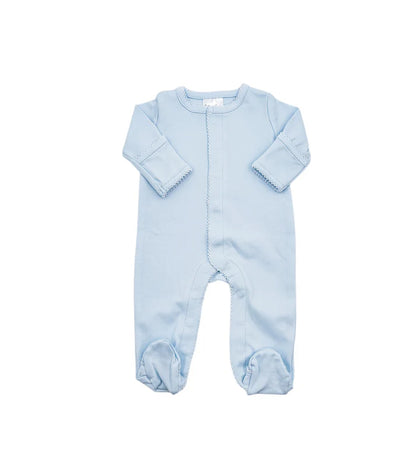 Picot Trim Baby Footies