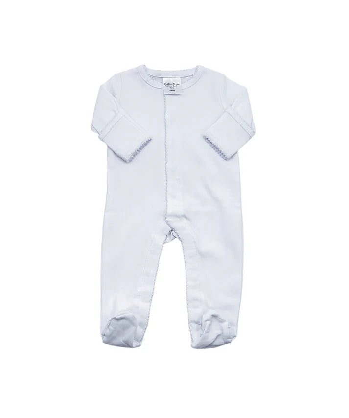 Picot Trim Baby Footies