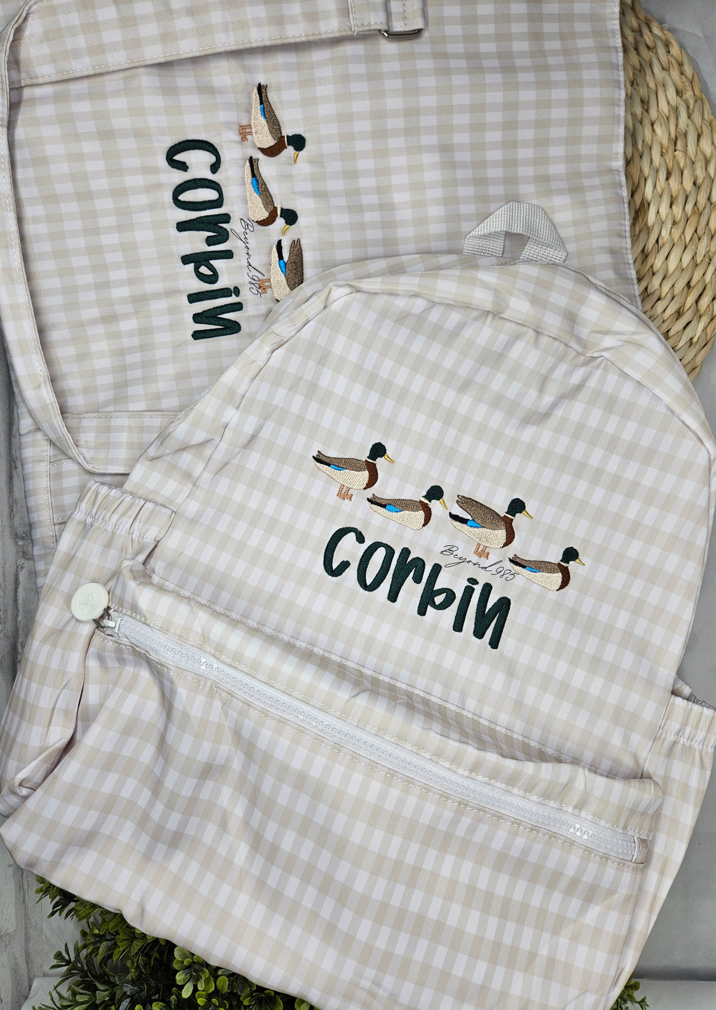 NEW!! Mallards Backpack and Travel Set
