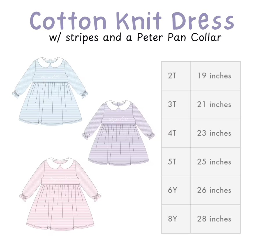 Easter Bunny Dress with Peter Pan Collar
