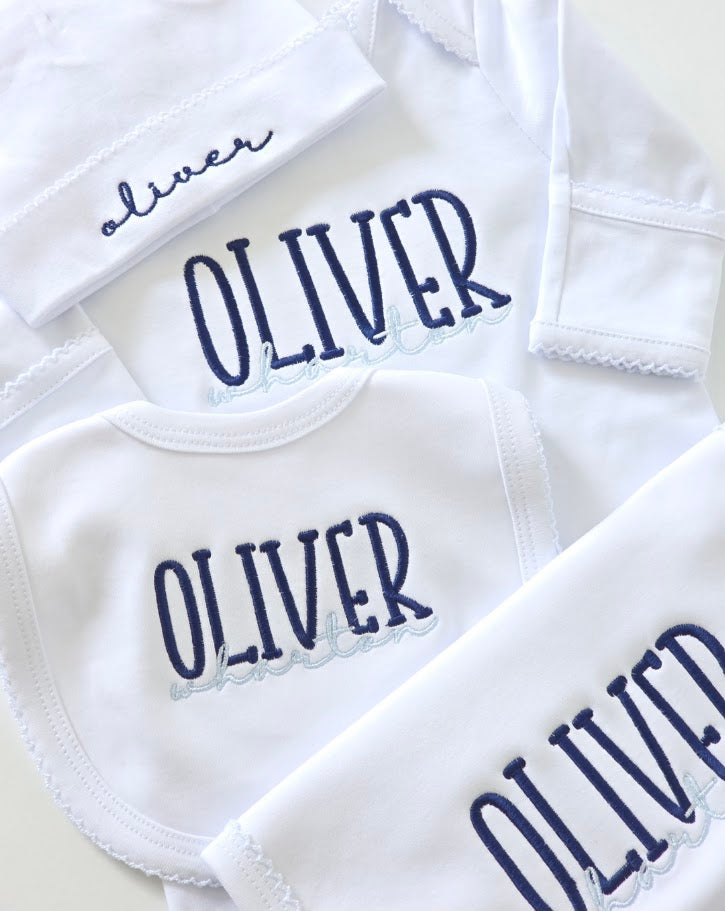 Classic Name Newborn Set