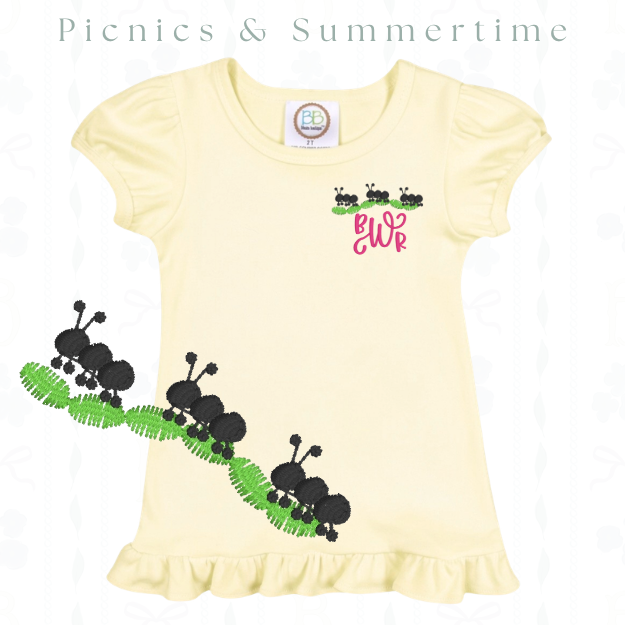 Ant Pocket Tee | Girls