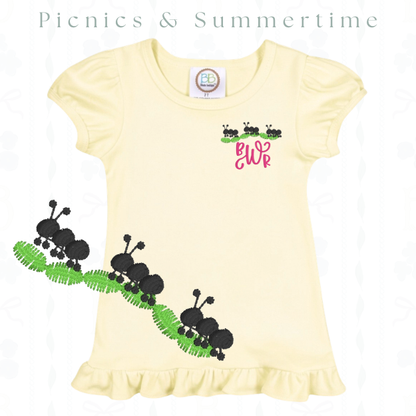 Ant Pocket Tee | Girls