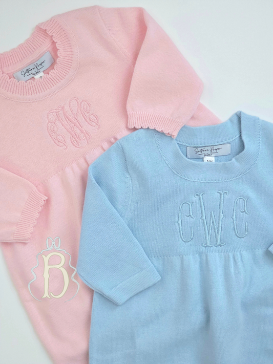 Classic Knit Newborn Gown