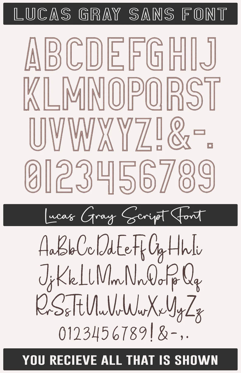 Classic Name Newborn Set