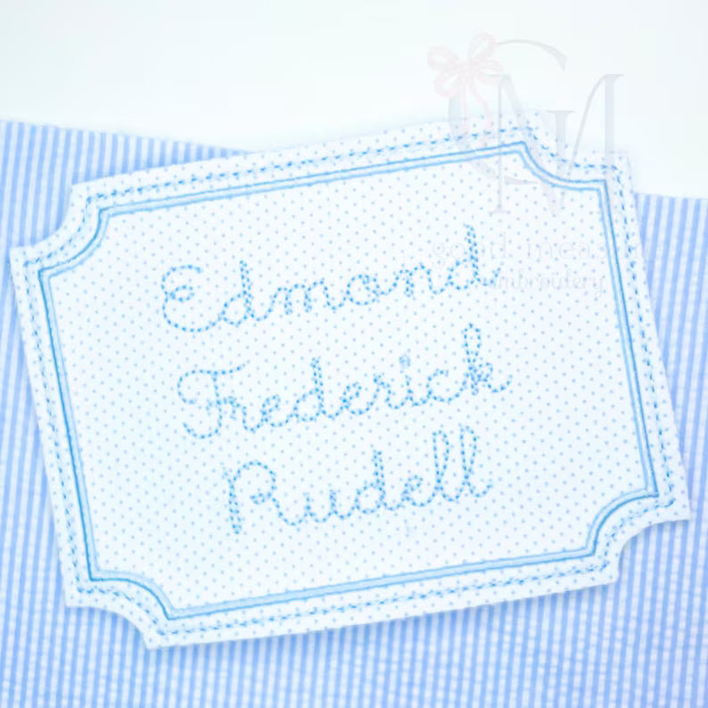 Name Card - Newborn Gifts