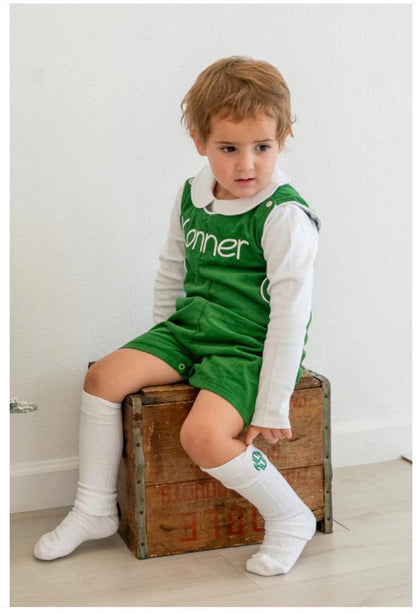 Cabled Knit Dress Socks / Monogramed Socks