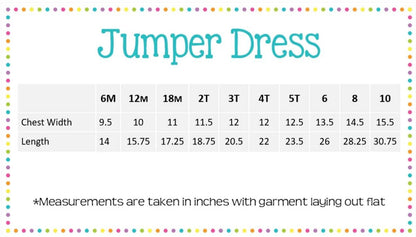 Girls Gingham Jumper Dress