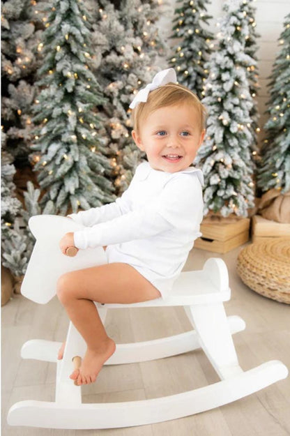 White Peter Pan Collar Shirt