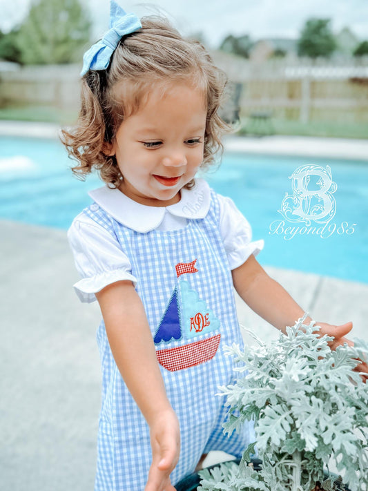 Classic Girls Sailboat Jumper