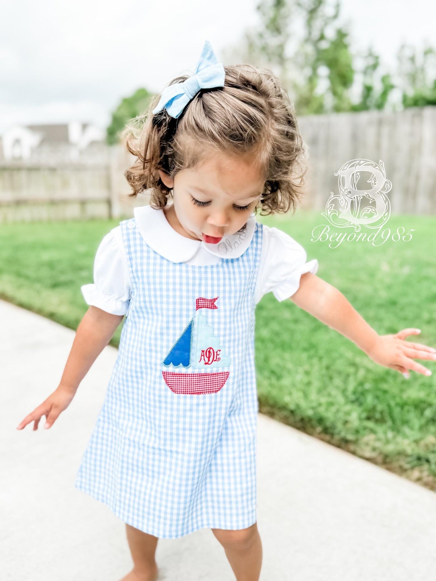 Classic Girls Sailboat Jumper