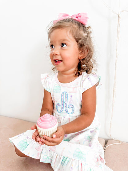 Flutter Sleeve Birthday Dress