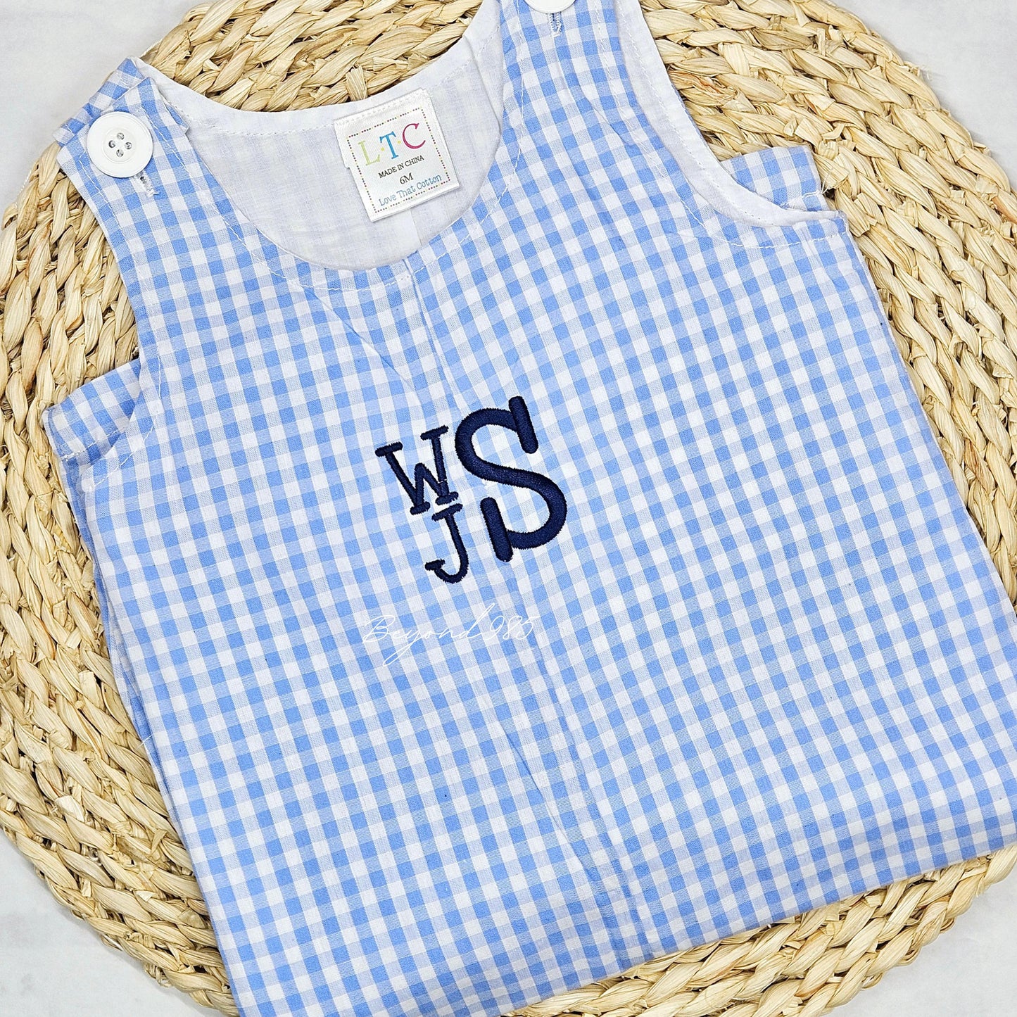 Boys Gingham Longall